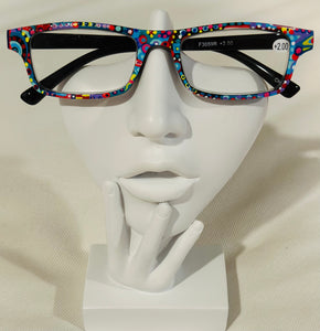 Hand Painted Reading Glasses 2.00 magnification